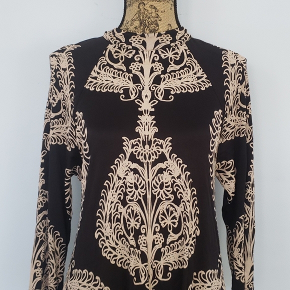 Free People Black Floral Print Dress - Picture 2 of 7